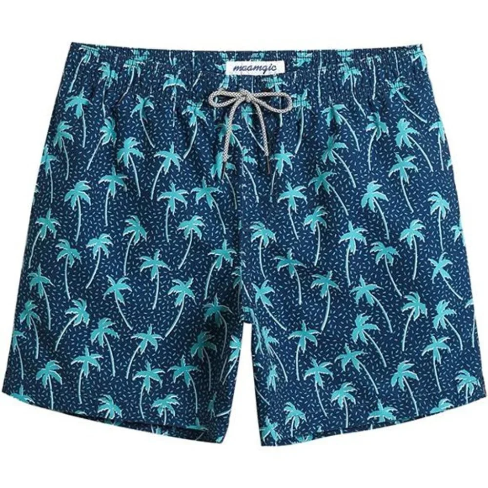 Men's Slim Fit Quick Dry Swim Shorts Swim Trunks with Mesh Lining
